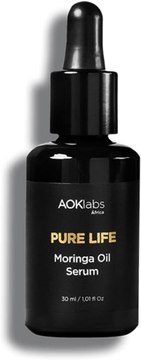 - Olio Di Moringa, Siero Viso I Potente Siero Anti-Età E Antiossidante, Ideale per Pelli Mature, Disidratate E Fragili I Elimina Le Rughe E Le Macchie Cutanee I 30 Ml