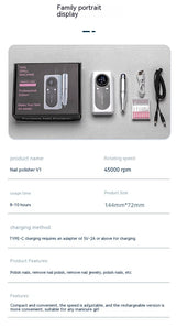 Nail Polishing Machine Nail Polish Remover Japanese Professional Electric