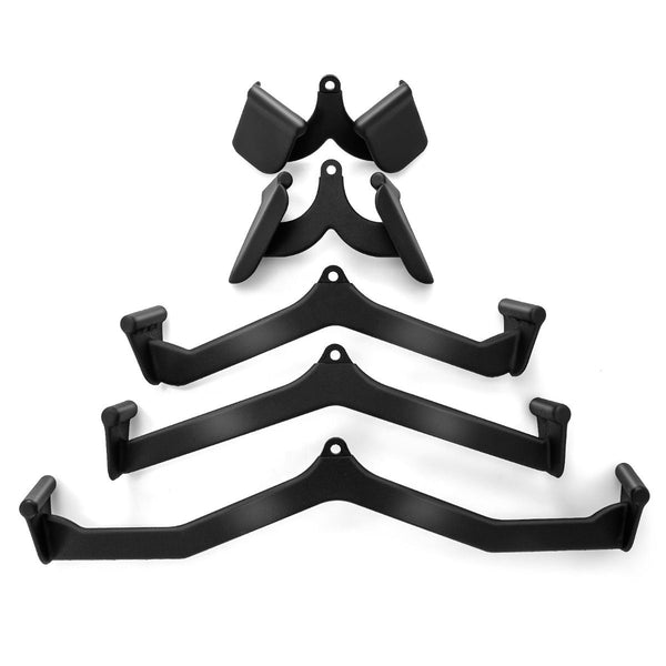 Set Di Accessori per Lat Pulldown Da 5 Pezzi, Attacchi T-Bar V-Bar per Cavi per Fitness Palestra Domestica